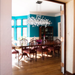 Crystal Chandelier and Sconces - Chandeliers
