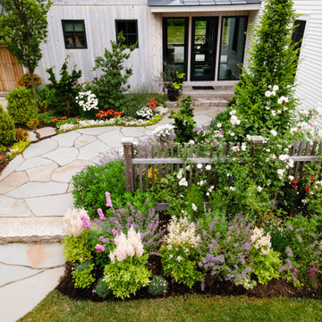 Creating a private front yard for a historic home