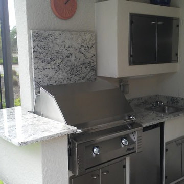 Kitchen Countertop + Backsplash / Outdoor Kitchen