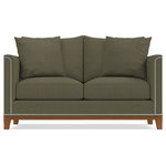 Apt2B - Apt2B La Brea Apartment Size Sofa, Moss, 60"x39"x31" - The La Brea Apartment Size Sofa combines old-world style with new-world elegance, bringing luxury to any small space with its solid wood frame and silver nail head stud trim.