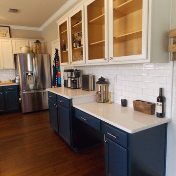 Hint of Blue- Kitchen Remodel