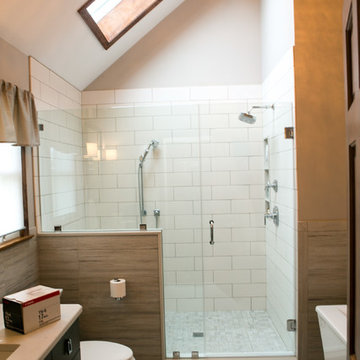 White Bathroom & Laundry Room