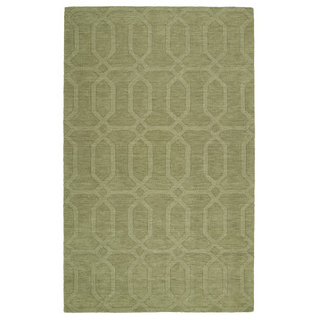 Kaleen Hand-Tufted Imprints Modern Wool Rug, Sage, 2'6"x8'