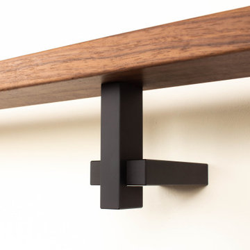 BL Wall Series Black Handrail Bracket