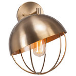 Toltec Lighting - Toltec Lighting 1514-NAB-LED18A Neo - 14" 5W 1 LED Wall Sconce - Neo 1 Light Wall Sconce Shown In New Age Brass Finish With Amber Antique LED Bulb.Assembly Required: TRUE * Number of Bulbs: 1*Wattage: 5W* BulbType: LED* Bulb Included: Yes