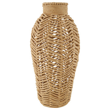 Bohemian Brown Jute Rope Vase 564111