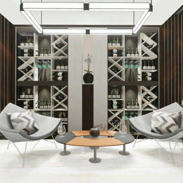 Contemporary Home Bar Transformation in Greenwich