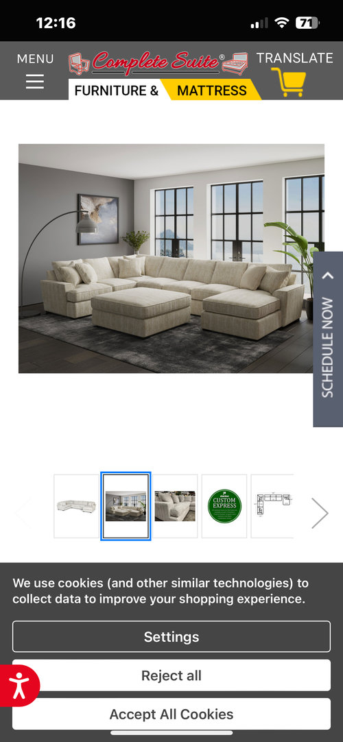 HELP PLEASE!!! Will this sectional work in my room??
