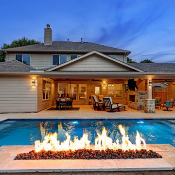 Expanded outdoor living in Spring TX