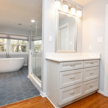 Transitional Bathroom Remodel Midlothian, VA