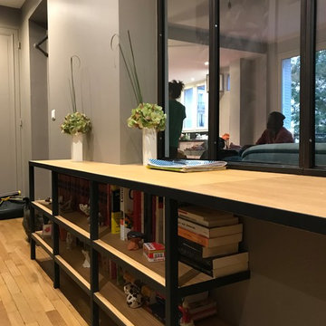 Détail étagères bureau
