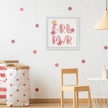 "Girl Power VI" Framed Painting Print
