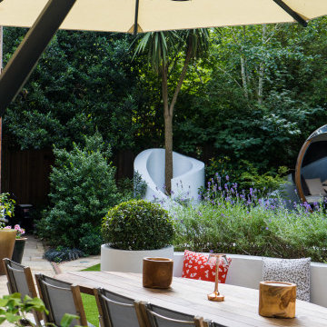 Modern Family Garden Design in West London