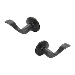 Dynasty Hardware - Heritage Design Oil Rubbed Bronze Door Lever, Dummy (Inactive) - Door Levers