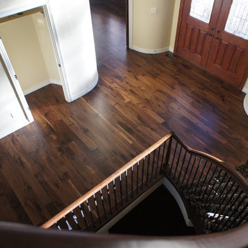 A Wonderful Walnut Floor Now Uncovered