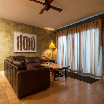 Living Room with Eclipse Fan