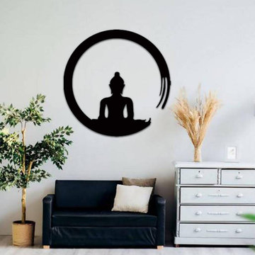 Lord buddha focused wall art