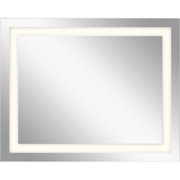 Elan 83994 30" x 24" Rectangular Beveled Mirror - Mirrored