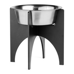 M3LD Black Heavy Pet Dish (Medium) - Pet Bowls And Feeding