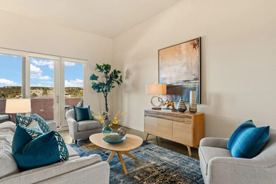 Example of a living room design in Albuquerque