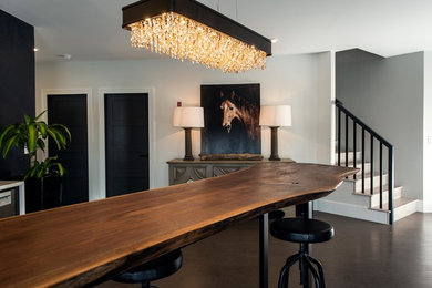 Dining room - modern dining room idea in Other