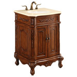 Elegant Lighting - Elegant Lighting Singature Vanity Cabinet, 2-Door, Brown, Brown - This Vanity Cabinet from the Signature collection by Elegant Lighting will enhance your home with a perfect mix of form and function. The features include a Brown finish applied by experts.