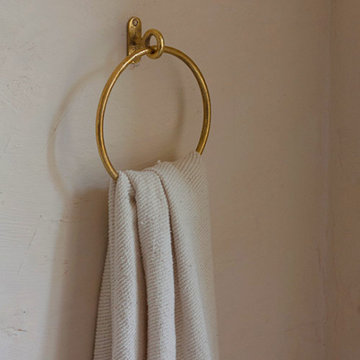 Solid Brass towel ring