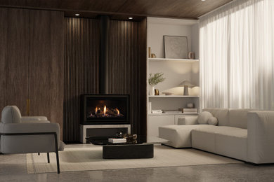 DFS940 Freestanding Gas Fireplace