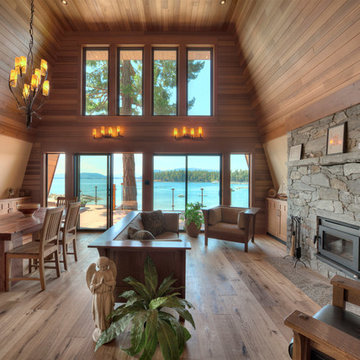 Thetis Island Oceanfront Home