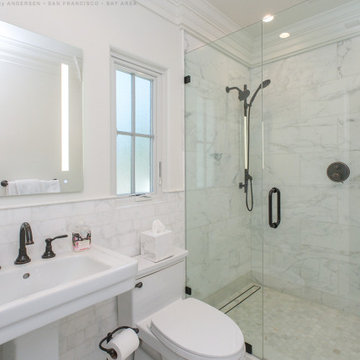 Casement Window in Magnificent Bathroom - Renewal by Andersen San Francisco Bay