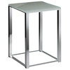 Bathroom Stool With White Glass Top