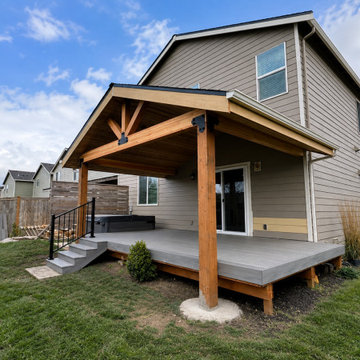 Covered Timber-Framed Patio & Deck