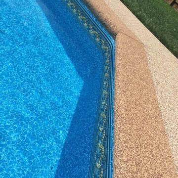 Rubber Pool Deck