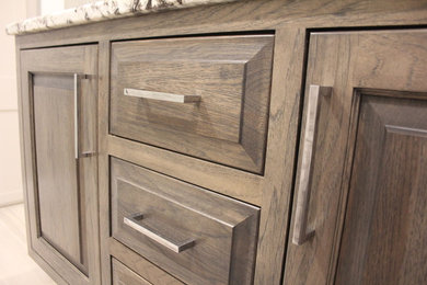 Inspiration for a transitional bathroom remodel in St Louis