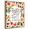 Canvas Art Framed 'Harvest Time Happy Fall' by Michael Mullan, Outer Size 16x20"