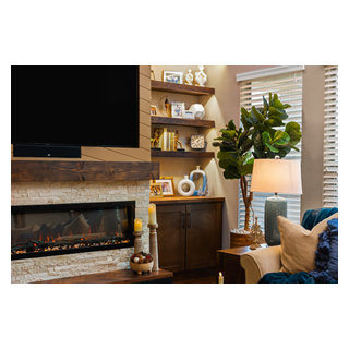 Battle-Living Room & Dining Room Makeover - Transitional - Living Room ...
