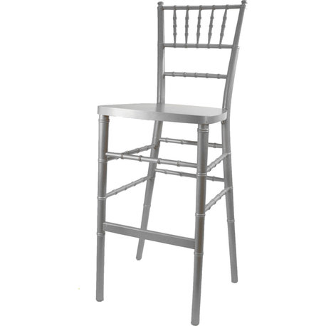 American Classic Wood Chiavari Barstool, Silver