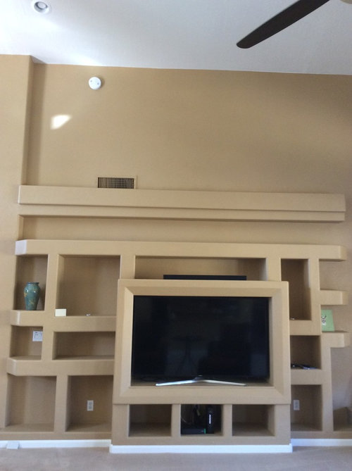 how to paint/decorate tv wall
