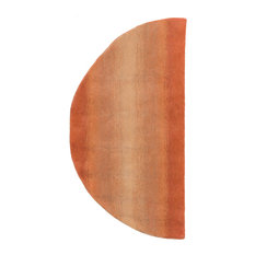 Semicircular Area Rugs Up To 70 Off Free Shipping On Select Lioramanne Ombre 9663 17 Horizon Orange 48 5 X24 X0 63