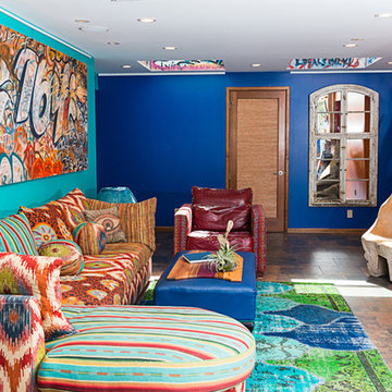Houzz Tour: Color Explodes at This Foul-Mouth Surfer's Malibu Beach Hou