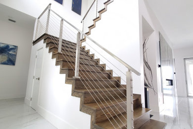 Inspiration for a staircase remodel in Jacksonville
