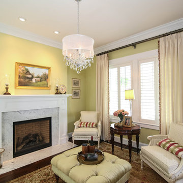 A modern victorian living room
