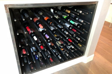 Wine cellar - contemporary wine cellar idea in San Diego