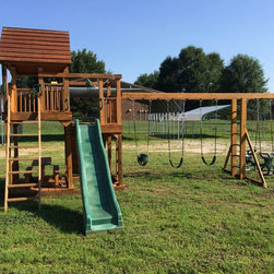 Lookout Tower 4 Position Monkey Bar Playset - Kids Playsets And Swing Sets