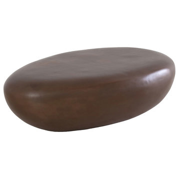 River Stone Cocktail Table Bronze, Large