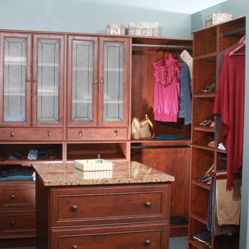 Closet Cabinets - Cherry Closet Organizers