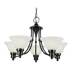 Trans Globe Lighting - Perkins 5-Light Chandelier - Chandeliers