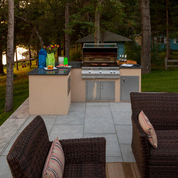 Minnesota Family Lakehouse Landscape
