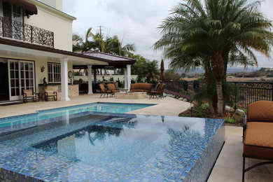 Inspiration for a pool remodel in Orange County