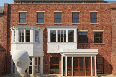 Example of an exterior home design in New York